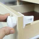 10 Sets Safety Locks Cabinet Door Drawer Cupboard Lock Baby Care with Keys