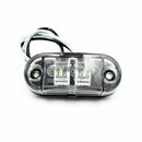 4X Universal 2.5 Oval Clearance LED Lamp 2 Diode Trailer Truck Side Marker Light