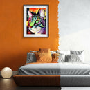 Cat 5D DIY Full Round Diamond Painting Animal Rhinestones Drawings (B2426)