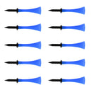 10Pcs 83mm Height Rubber Golf Tees Golfer Training Practice Tool Royalblue
