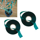 2 Roll - 150 Feet x 1/2'' Stretch Tie Tape Plant Ribbon Garden Green Vinyl Stake