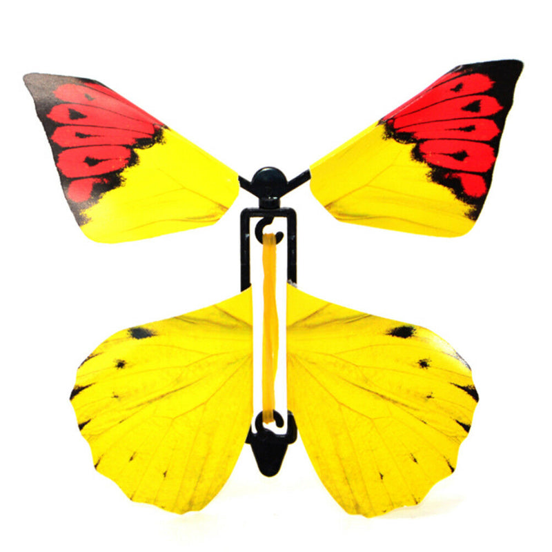 2 pcs Magic flying plastic butterfly surprise birthday christmas gift   Z