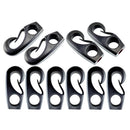 10pcs Reusable 8mm Nylon Bungee Hook Canoes Shock