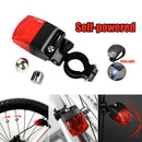 Self- Bike Bicycle Rear Light Tail Lamp Flashlight IPX4 Cycling