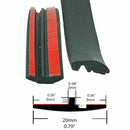 Car Rear Windshield Window Trim Edge Moulding Rubber Weatherstrip Seal Strip 5M