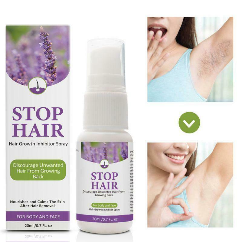 20ml Herbal Plant Stop Hair Growth Inhibitor Spray Shrink Pores Repair Essence