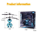 RC Hand Inductive Flying Robot Aircraft Infrared Induction Kids Light Toys
