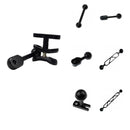 Underwater Ball Clamp Easy Releasing Mounting and Moving Around Clamp for Scuba