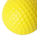 10pcs Yellow Soft Elastic Indoor Practice PU Golf Ball Z5U8