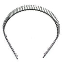 Practical Black Metal Teeth Comb Hairband Hair Hoop Headband For Woman Sexy OS