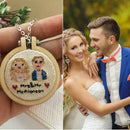 DIY Bear Shape Mini Wooden Cross Stitch Embroidery Hoop Ring Frame Machi FixedJR