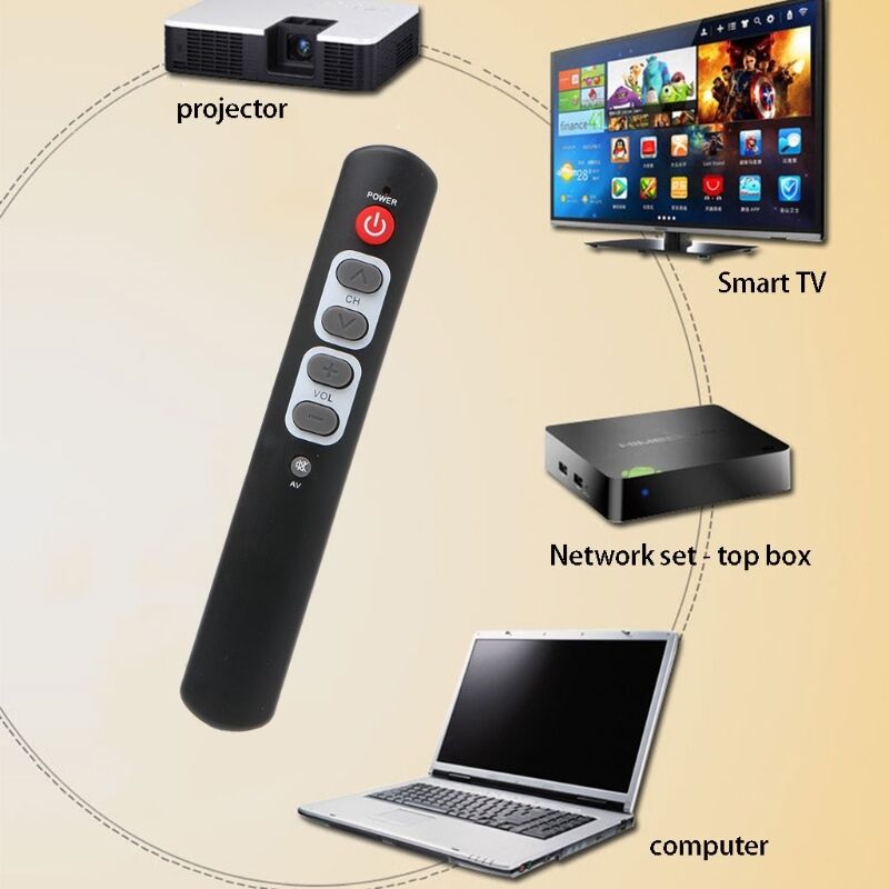 6 Key Learning Universal Remote Control Smart Controller For TV STB DVD DVB HIFI