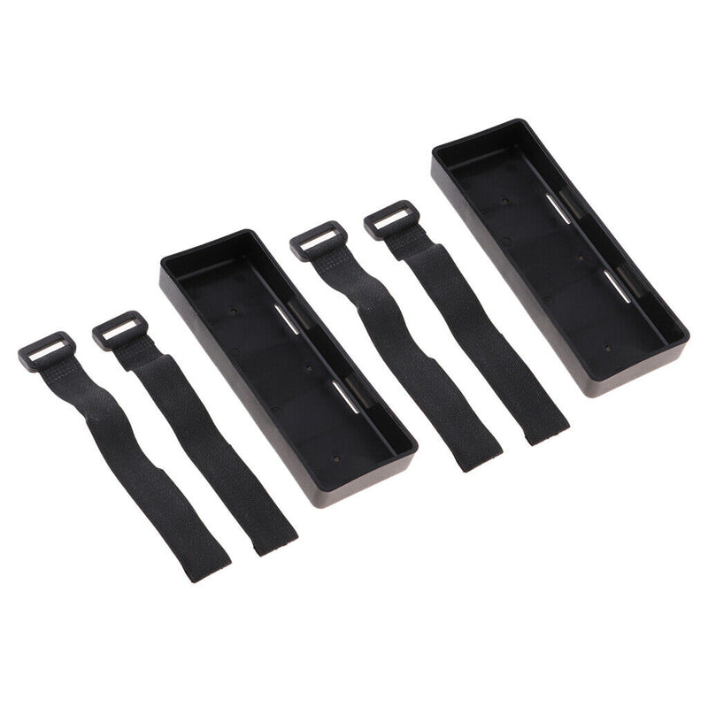 2Pcs 1:10 RC Car Rock Crawler Battery Box Holder Case for TRX4 Axial Parts