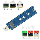 2230 2242 2260 2280 M.2 B Key NGFF SATA SSD to USB X2N2 Converter Adapter H G7M4