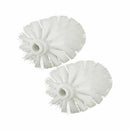 Replacement Spare Bathroom Accessory Plain Plastic Toilet Cleaning Brushes