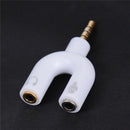 3.5mm Stereo Splitter Audio to Micphone Headset Jack Plug Adapter For Phone BX