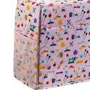 Household Quilted Sewing Machine Dust Cover with Pockets Carrying Storage Bag
