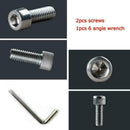 2Pcs Screws&1Pc 6 Angle Wrench Bicycle Bottle Cage Installation Tool B0N9 B0M7