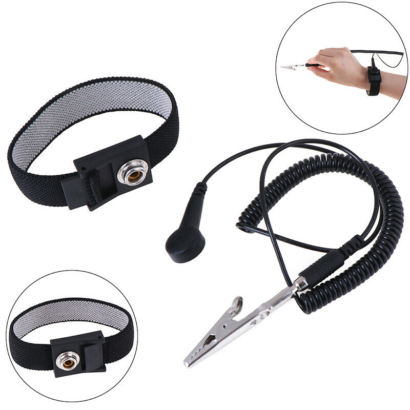 Adjustable Anti-static ESD Strap Antistatic Grounding Bracelet Wrist Band Too Bj