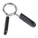 2x Standard Olympic Barbells Spring Clips Dumbbell Bar Gym Lifting Bars Collar
