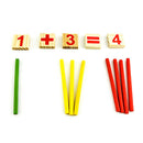 1Set wooden toys mathematical intelligence stick preschool educational t Gw