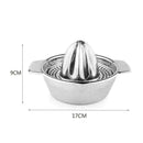 Stainless Steel Juicer Lemon Lime Orange Fruit Squeezer Home Hand S5Y0 B8X6
