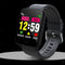 1.44" Smart Bracelet Wristwatch Sports Fitness Tracker IP67 Waterproof Black