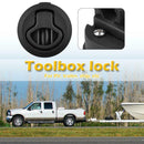 Flush Pull Slam Hatch Latch without Lock for Marine Boat RV Trailer Black