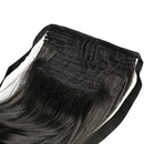 Long Curly Girl Big Wavy Ponytail Wigs Pony Hair Hairpiece Extension Black