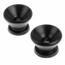 2 x Black Plating Strap Lock for Electric Acoustic Guitar Bass D2B3