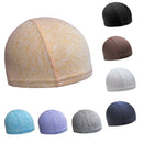 Unisex Spandex Dome Caps Flexible Breathable Material Fits Almost All White