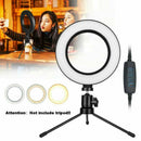 10" LED Ring Light Dimmable Lighting Kit Phone Selfie Tripod Makeup Live Lamp