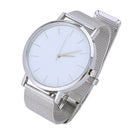 Mens Black Dress Watch Movement Quartz Analog Business Wristwatch 24cm (Sil