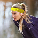 6pcs/set Solid Color Milk Silk Yoga Button Headband Sport Elastic Sweatband A