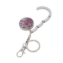 Keychain / Folding handbag hook bag hook door table Zinc alloy hook lily pu