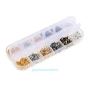 120pcs Lobster Clasps Hooks 840pcs DIY Making Jewelry Findings Metal Jump Rings