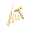 Multifunction 5 in1 Micro Mini Copper Hammer 3 kinds Screwdrivers Hand Tools sp
