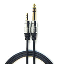 3.5mm to 6.5mm Adapter Jack Audio AUX Cable for Mixer Amplifier Guitar Male O8T8