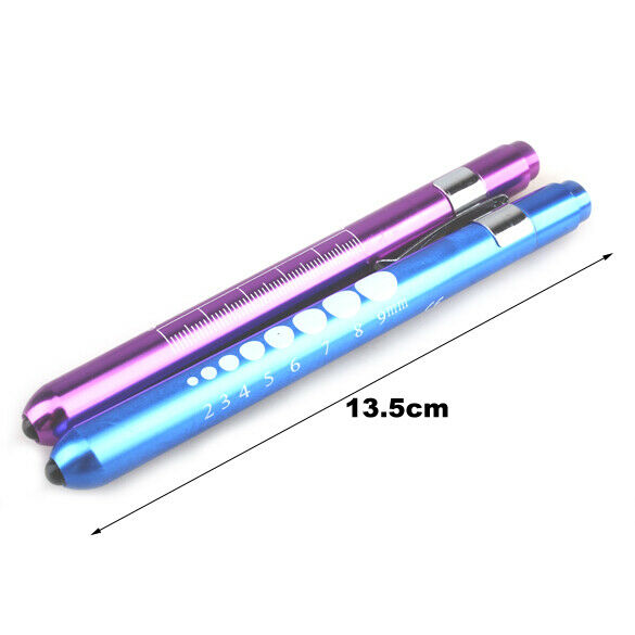 Medical EMT Surgical Penlight Pen Light Flashlight Torch With Scale First A A#S