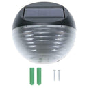 Waterproof Solar Light Sensor 6 LED Wall Garden Fence Lamp(White)