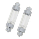 2PC Aquarium Check Valve Bubble Counter For CO2 System Regulator Useful -Dual