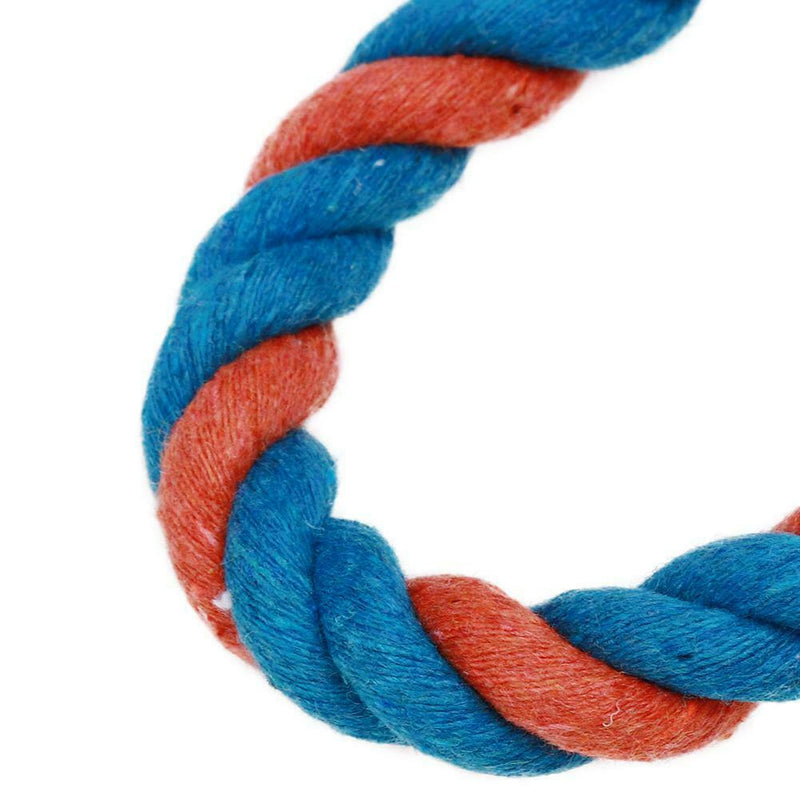 Fabric Dog Toys Pet Puppy Cotton Rope Christmas Xmas Snowflake Shape Chew Toys