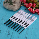 8pcs Aluminium Crochet Hooks Weave Yarn Craft Knitting Needle Set