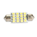 4PCS 39mm Bright White 16 3528-SMD Led Car Interior Festoon Bulb Light Lamp