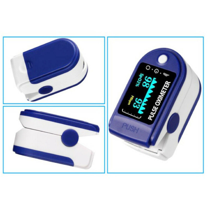 Medical Digital Fingertip Pulse Blood Oximeter Finger Oximetro Home Monitor