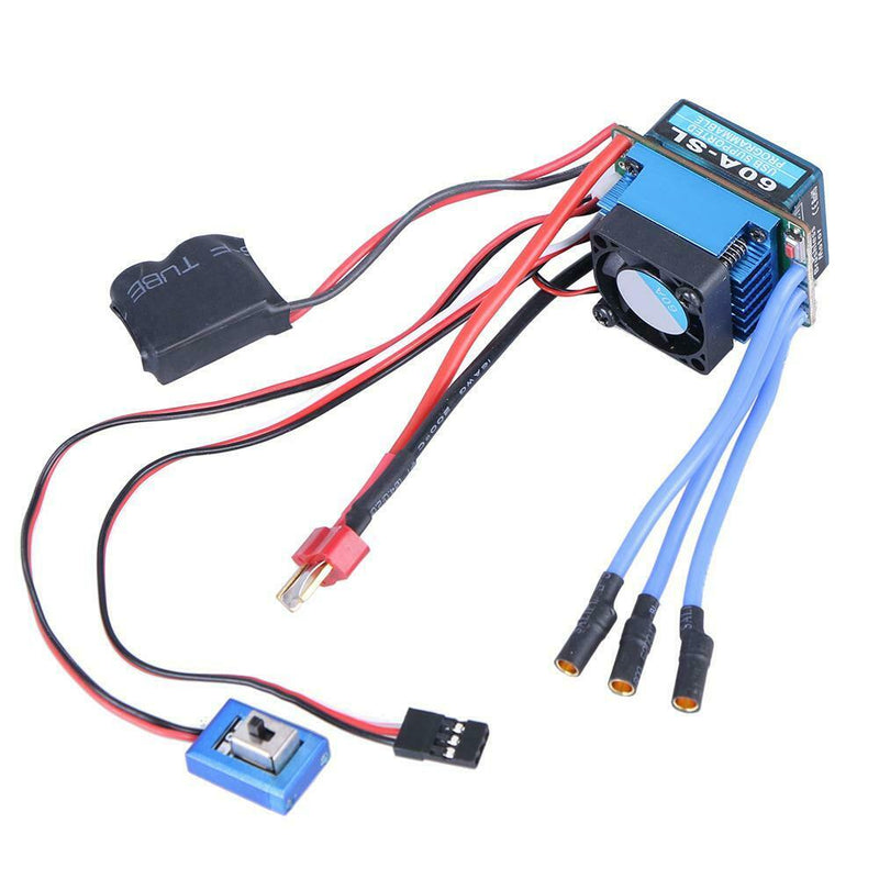 60A Low Resistance Brushless Electric Speed Controller for (ESC) 1:10 Car