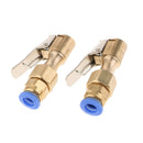 1 Pair Car Bike Air Compressor Chuck Nozzle 8mm Clip On Tyre Valve Connector