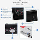 Single 1Din Car Stereo MP3 Music Player FM Radio AUX TF Card USB U Disk w/ RC