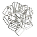 40Pcs Metal Vest Buckle Adjustable Suspender Slide For Bags Strap Belt Craft