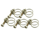 5 pcs 13-19 mm adjustment range wire water oil tube hose clamps D8E9